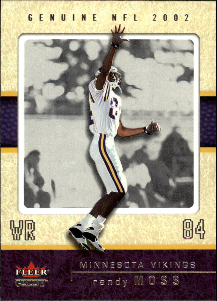 2002 Fleer Genuine #7 Randy Moss
