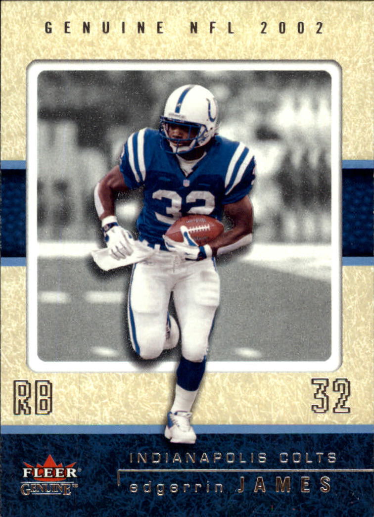 2002 Fleer Genuine #31 Edgerrin James