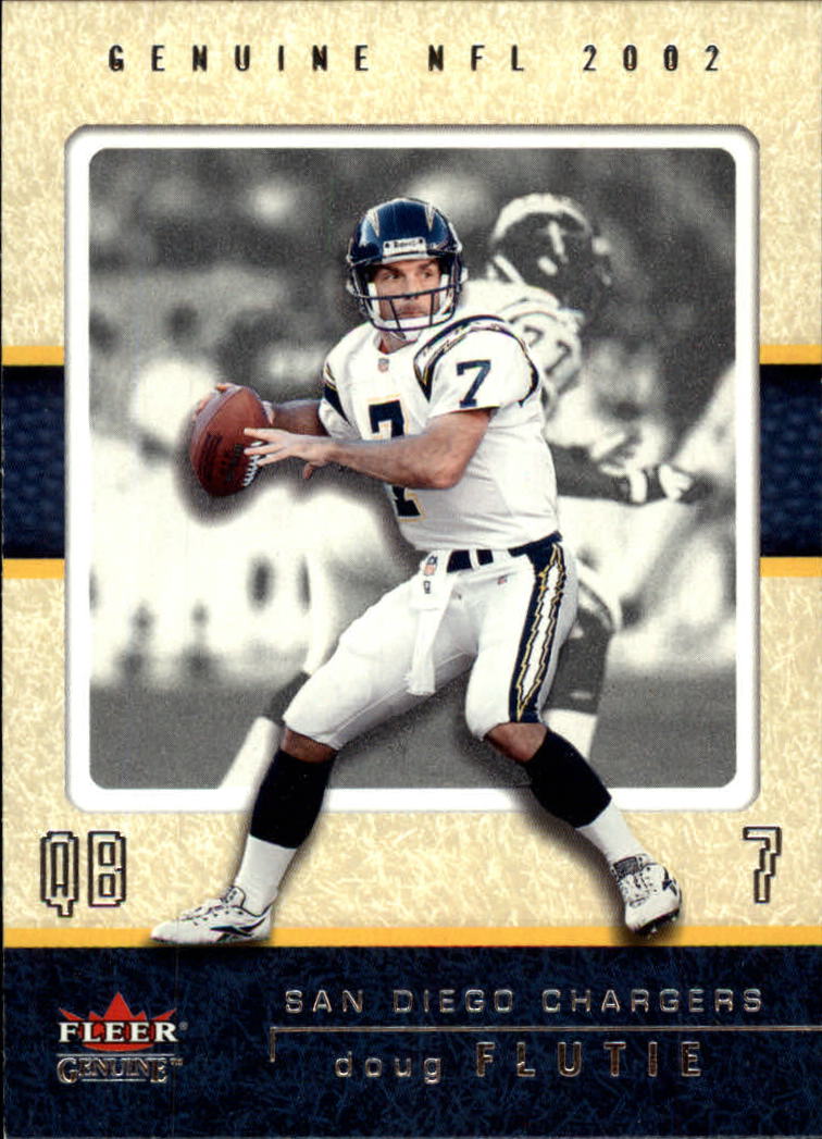 2002 Fleer Genuine #34 Doug Flutie