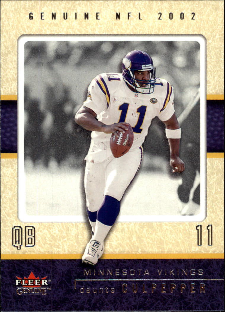 2002 Fleer Genuine #39 Daunte Culpepper