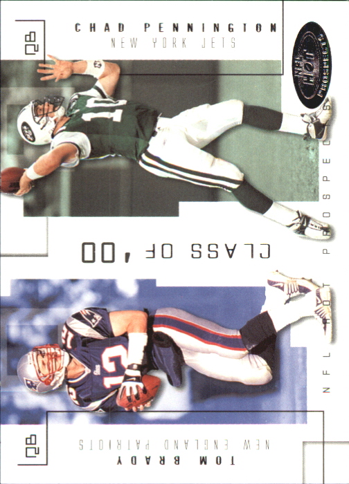 2002 Hot Prospects Class Of #18 Tom Brady/Chad Pennington
