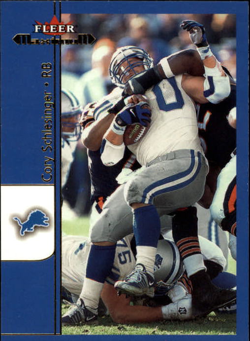 2002 Fleer Maximum #55 Cory Schlesinger