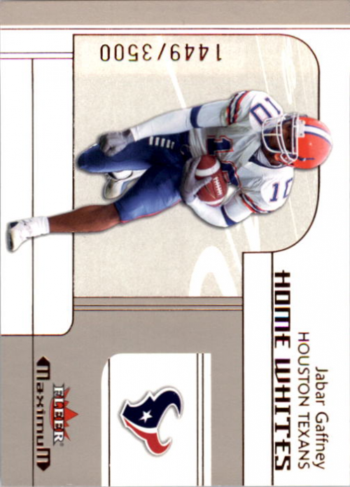 2002 Fleer Maximum #280 Jabar Gaffney RC