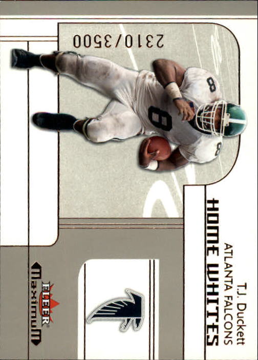 2002 Fleer Maximum #287 T.J. Duckett RC