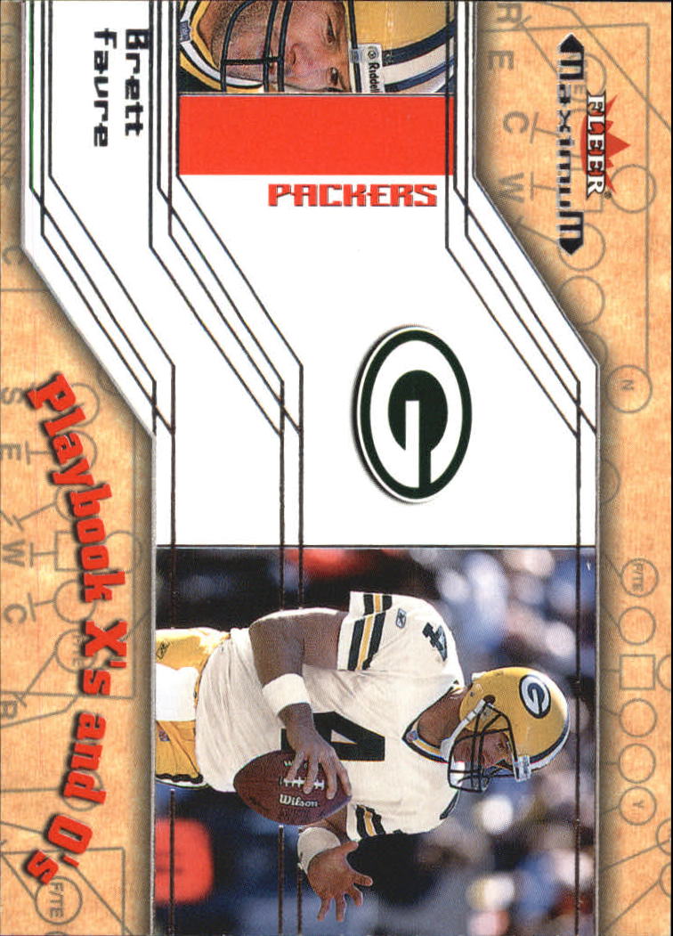2002 Fleer Maximum Playbook X's and O's #18 Brett Favre