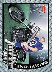 2002 Fleer Platinum Bad to the Bone #BB7 Jeremy Shockey