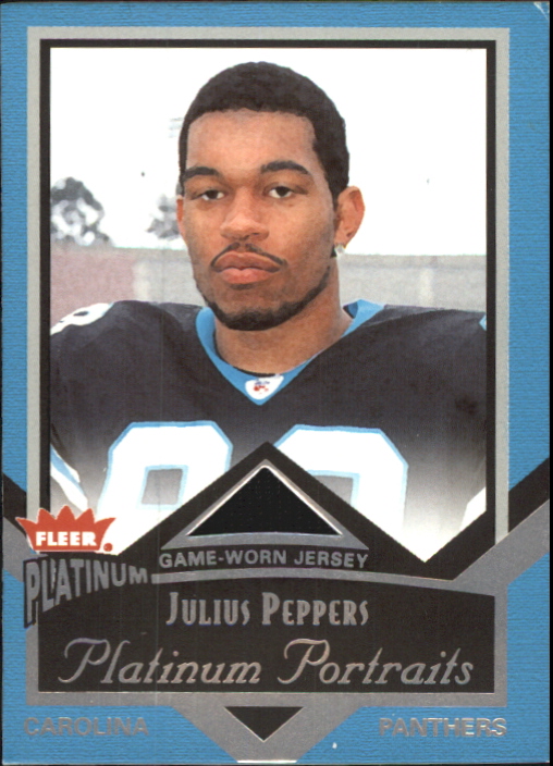 2002 Fleer Platinum Portraits Memorabilia #PPJP Julius Peppers