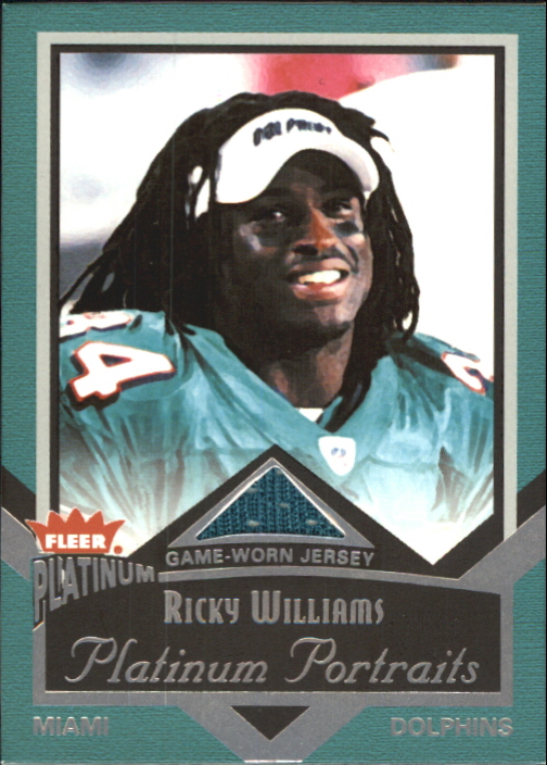 2002 Fleer Platinum Portraits Memorabilia #PPRW Ricky Williams