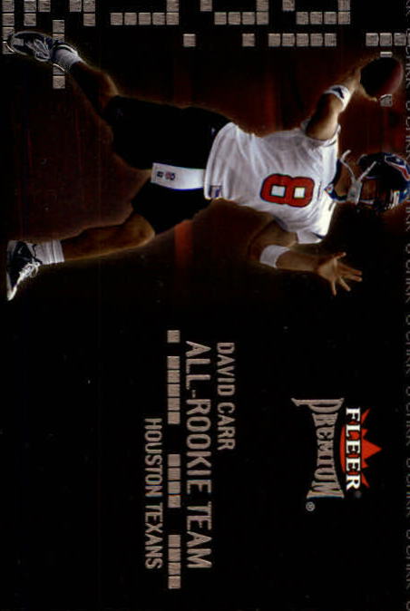 2002 Fleer Premium All-Rookie Team #1 David Carr