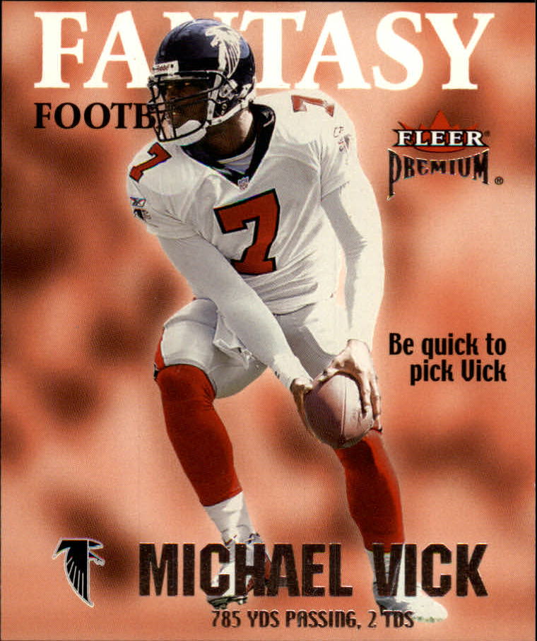 2002 Fleer Premium Fantasy Team #4 Michael Vick