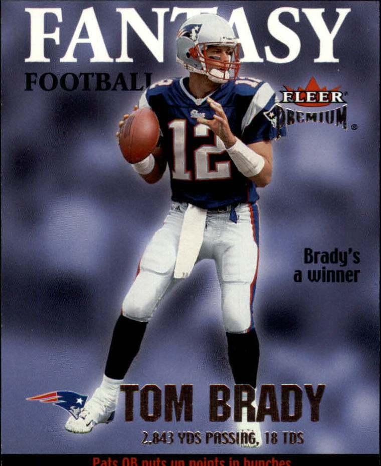 2002 Fleer Premium Fantasy Team #5 Tom Brady