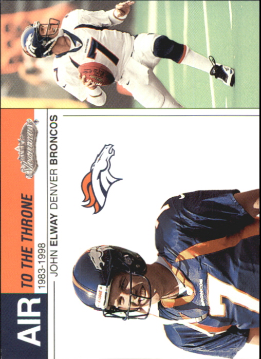 2002 Fleer Showcase Air to the Throne #AT15 John Elway