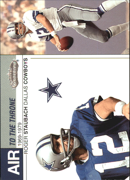 2002 Fleer Showcase Air to the Throne #AT20 Roger Staubach
