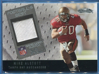 2002 Fleer Showcase Football's Best Memorabilia #FB1 Mike Alstott