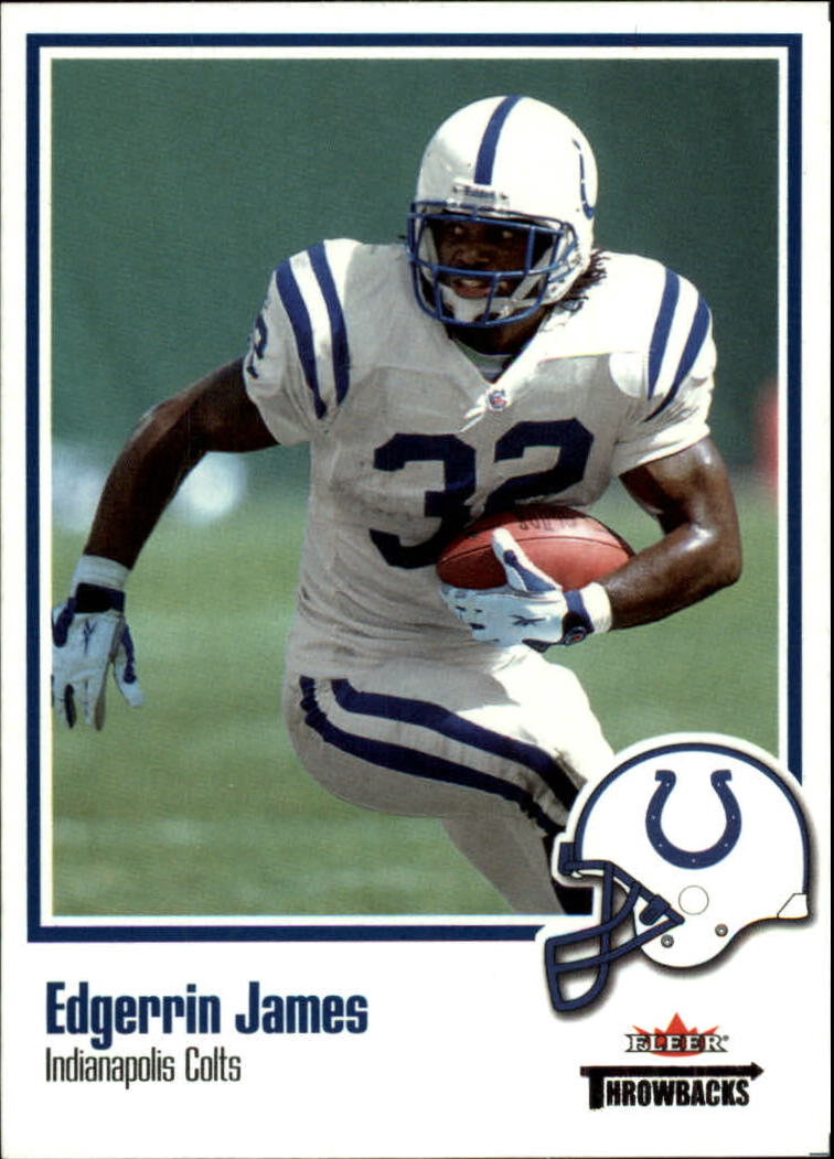 2002 Fleer Throwbacks #82 Edgerrin James