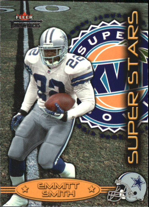2002 Fleer Throwbacks Super Stars #7 Emmitt Smith