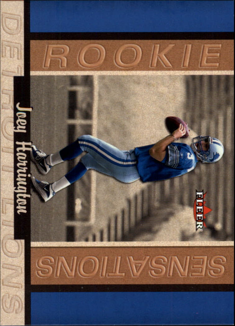 2002 Fleer Tradition Rookie Sensations #2 Joey Harrington