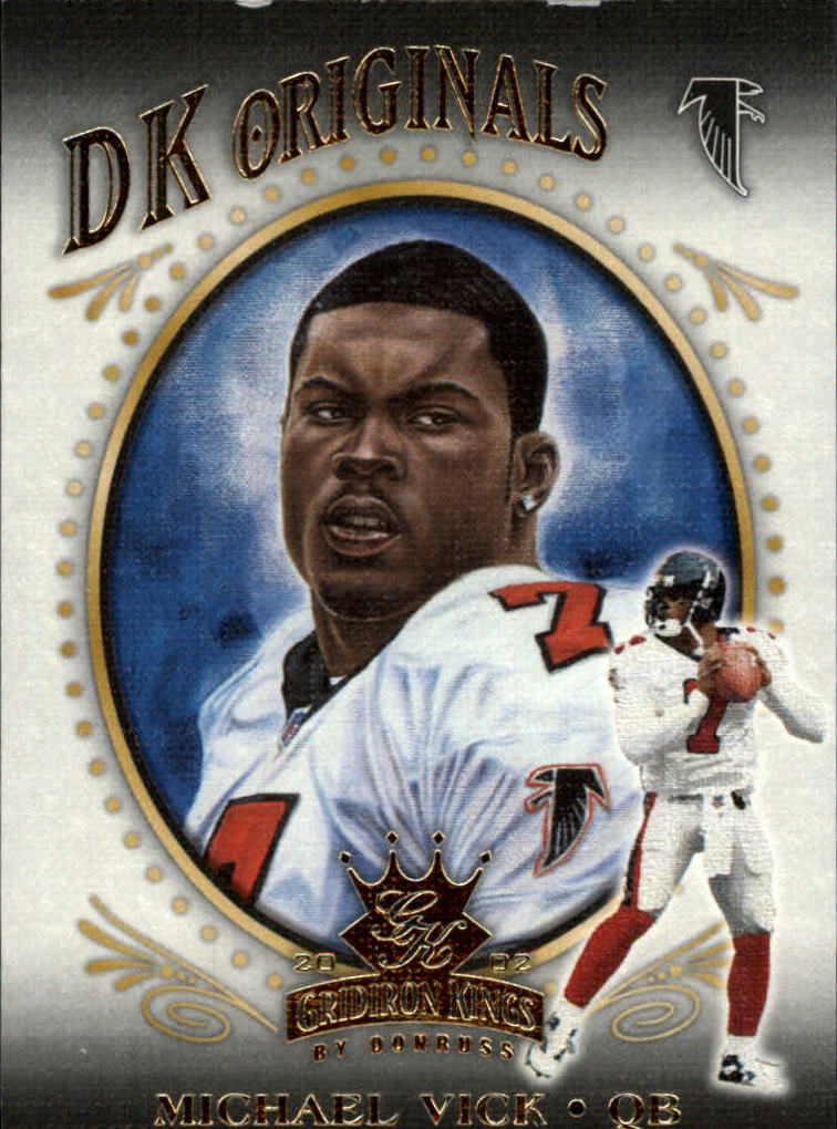 2002 Gridiron Kings DK Originals #DK25 Michael Vick