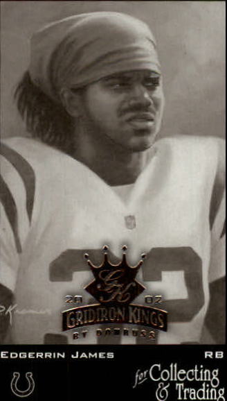 2002 Gridiron Kings Donruss 1894 #MC20 Edgerrin James