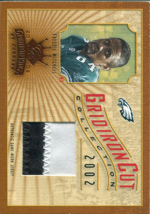 2002 Gridiron Kings Gridiron Cut Collection #GC71 Freddie Mitchell JSY/400