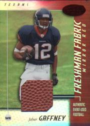 2002 Leaf Certified Mirror Red Materials #111 Jabar Gaffney
