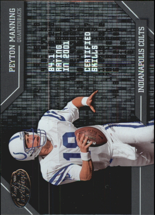 2002 Leaf Certified Skills #CS4 Peyton Manning
