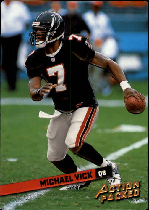 2002 Leaf Rookies and Stars Action Packed Bronze #16 Michael Vick