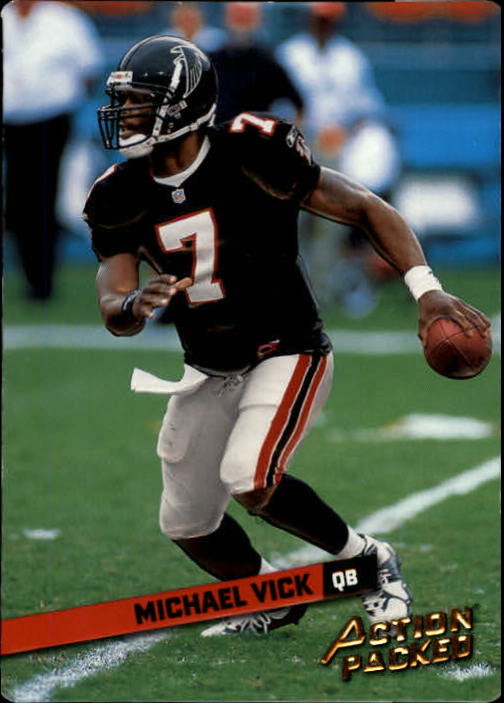 2002 Leaf Rookies and Stars Action Packed Gold #16 Michael Vick