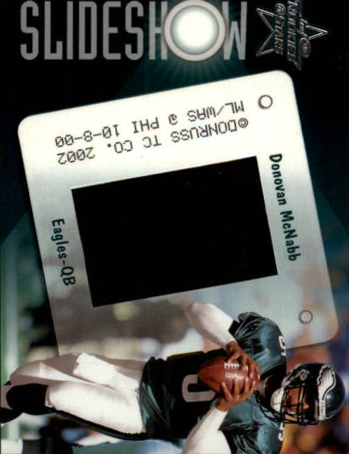2002 Leaf Rookies and Stars Slideshow #SS5 Donovan McNabb