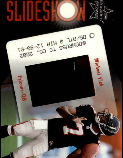 2002 Leaf Rookies and Stars Slideshow #SS13 Michael Vick