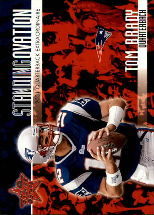 2002 Leaf Rookies and Stars Standing Ovation #SO1 Tom Brady