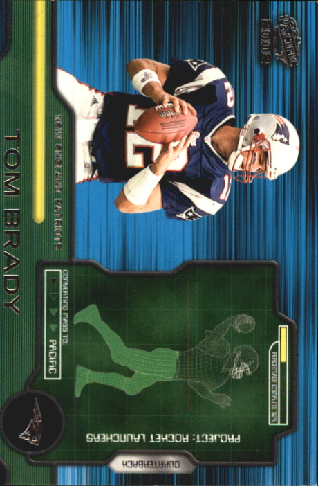 2002 Pacific Rocket Launchers #10 Tom Brady