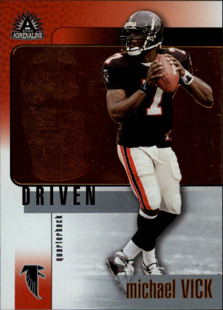 2002 Pacific Adrenaline Driven #2 Michael Vick
