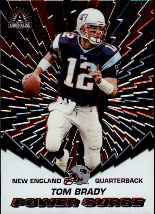 2002 Pacific Adrenaline Power Surge #6 Tom Brady