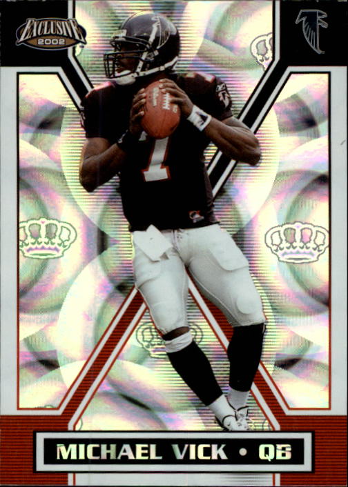 2002 Pacific Exclusive #11 Michael Vick