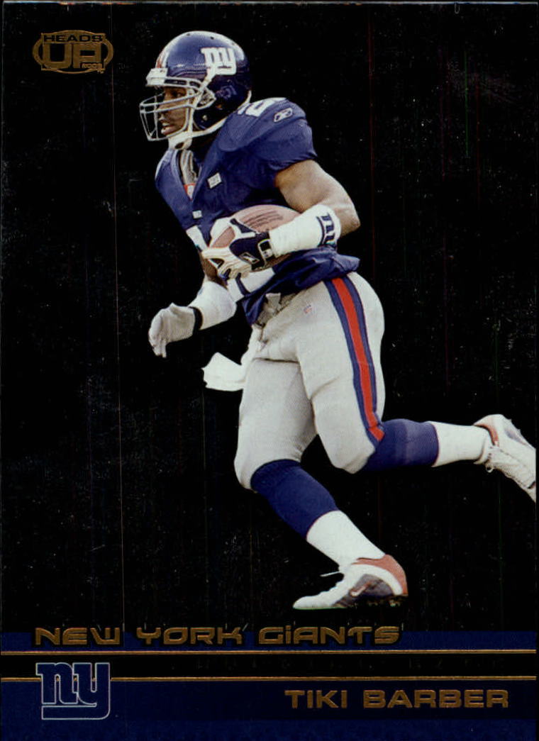 2002 Pacific Heads Up #78 Tiki Barber