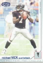 2002 Pacific Heads Update Blue #11 Michael Vick
