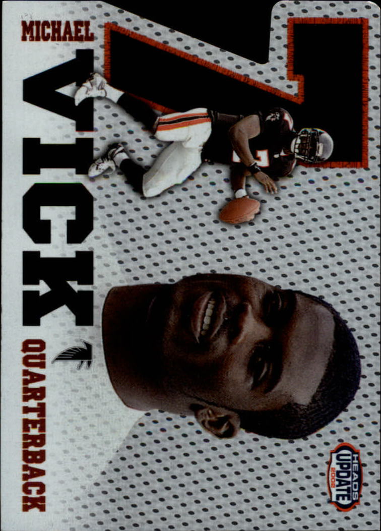 2002 Pacific Heads Update Big Numbers #1 Michael Vick