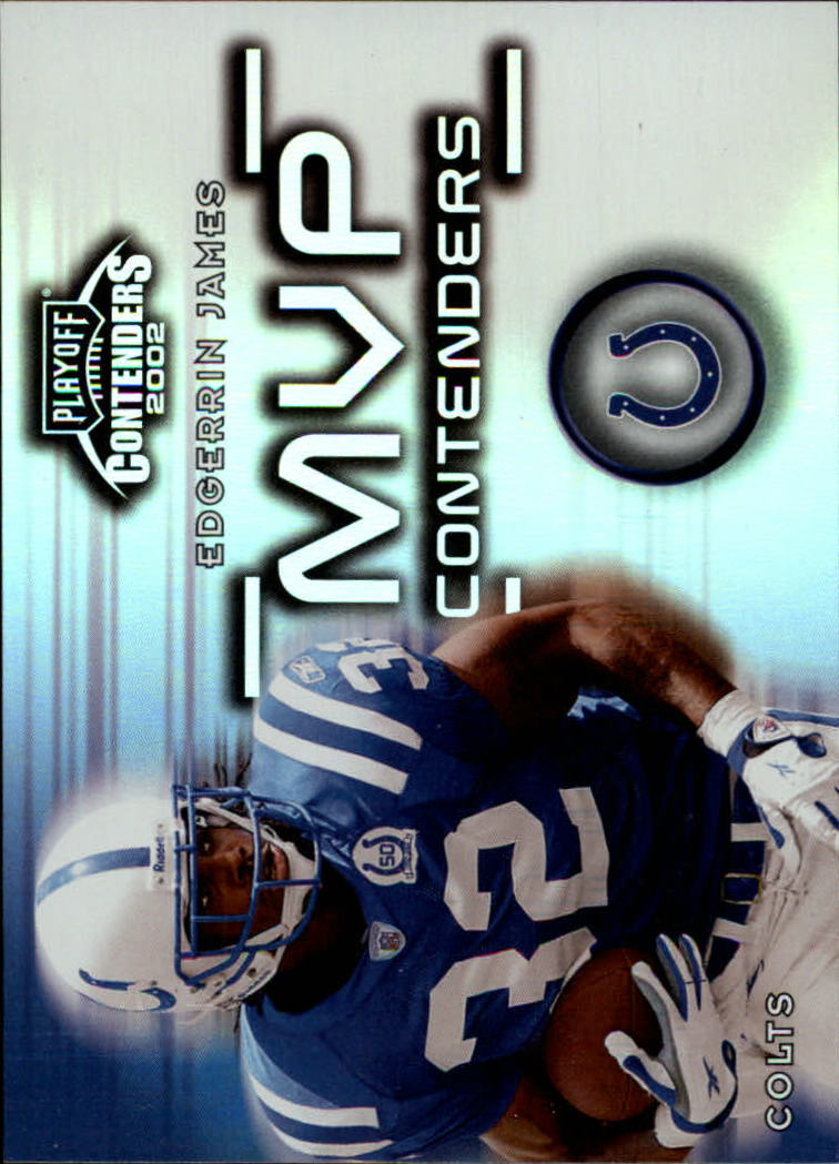 2002 Playoff Contenders MVP Contenders #MVP4 Edgerrin James