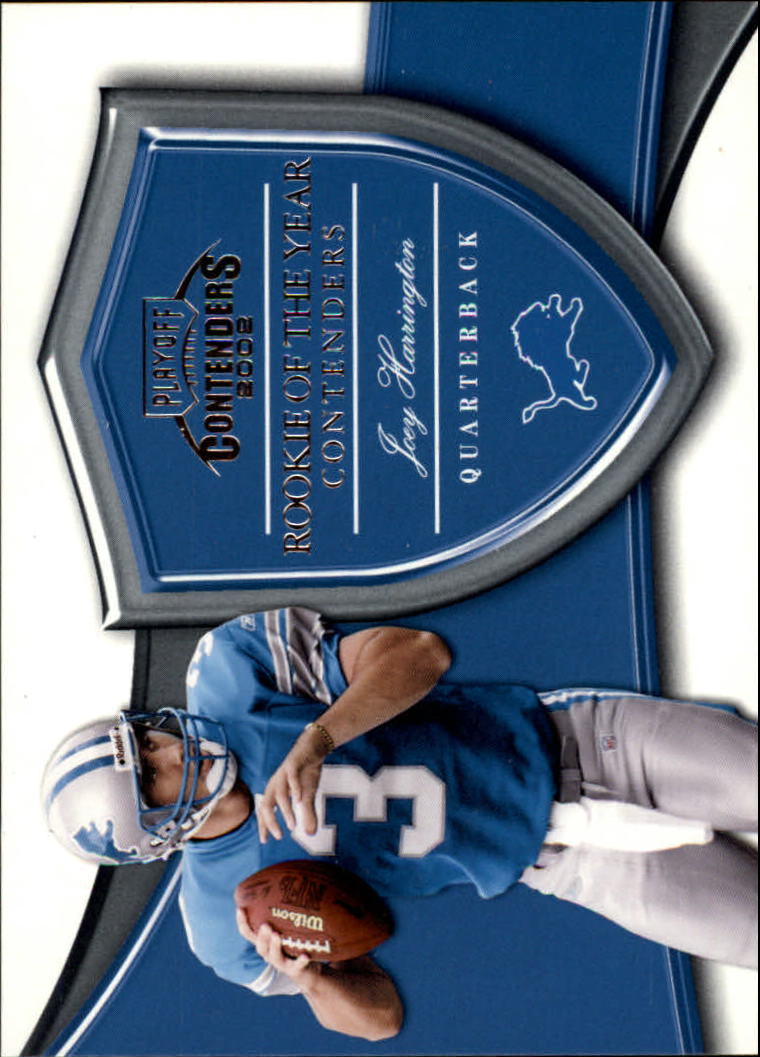 2002 Playoff Contenders ROY Contenders #ROY6 Joey Harrington