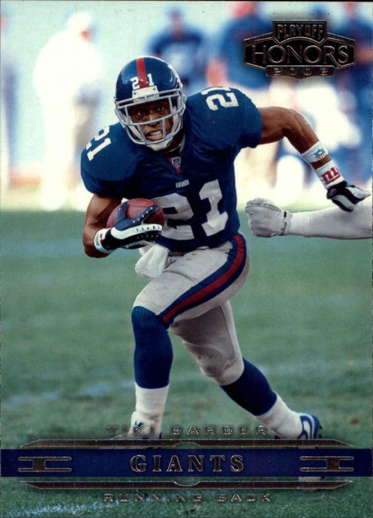 2002 Playoff Honors #60 Tiki Barber