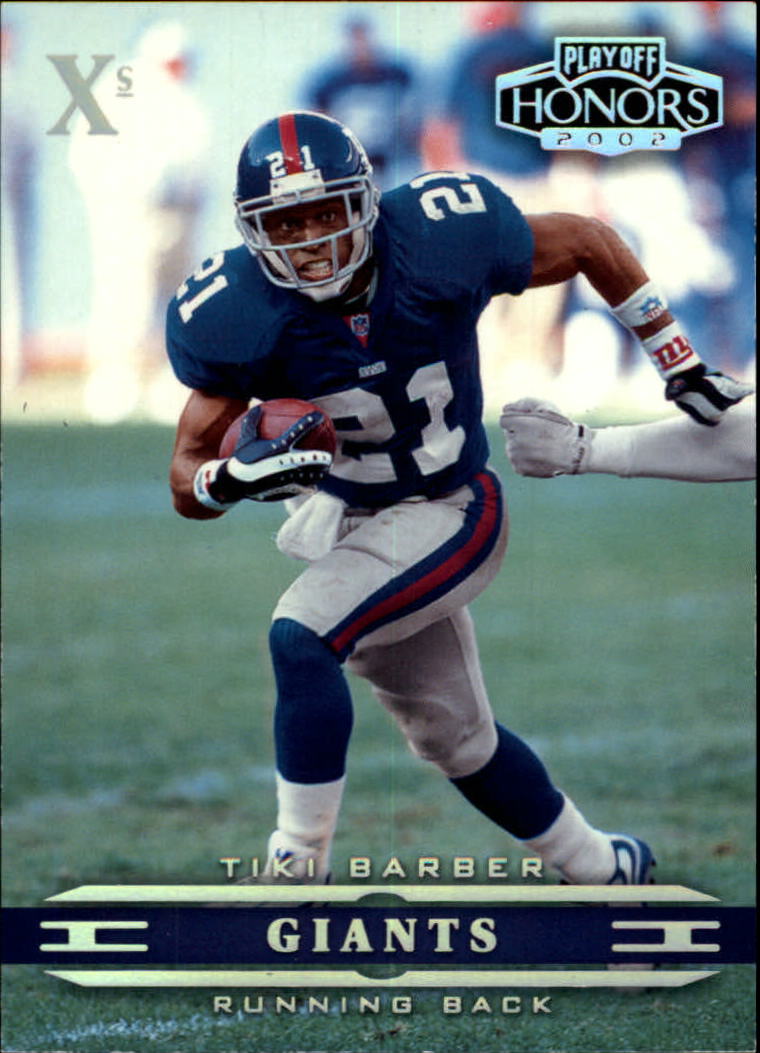 2002 Playoff Honors X's #60 Tiki Barber