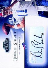 2002 Playoff Honors Honorable Signatures #HS23 Drew Bledsoe/100*