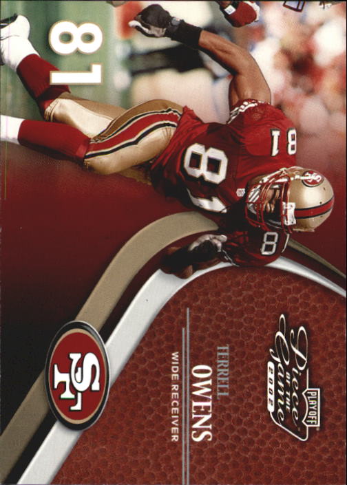 2002 Playoff Piece of the Game #65 Terrell Owens