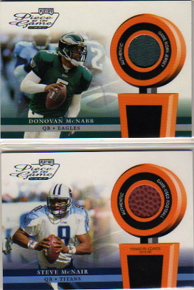 2002 Playoff Piece of the Game Materials #16J Donovan McNabb JSY