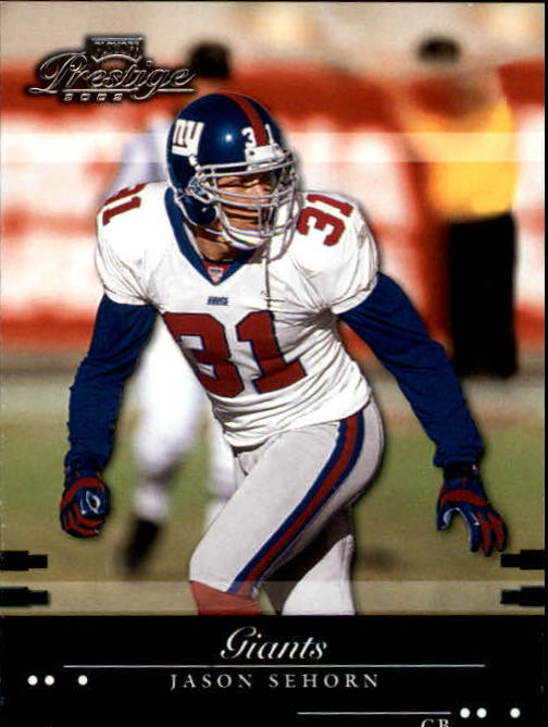 2002 Playoff Prestige #95 Jason Sehorn