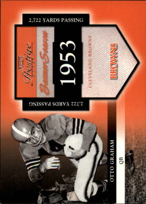 2002 Playoff Prestige Banner Season #BS29 Otto Graham/1953