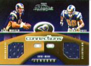 2002 Playoff Prestige Connections Jerseys #C1 Kurt Warner/Isaac Bruce