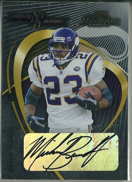 2002 Playoff Prestige Sophomore Signatures #SS27 Michael Bennett