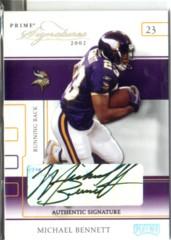 2002 Playoff Prime Signatures Autographs #29 Michael Bennett/250